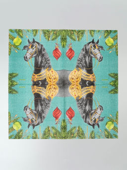 Цена за 3 шт. Салфетки бумажные двухслойные «С Новым Годом. Лошадь», 33×33 см, набор 20 штук