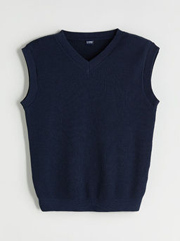 V Yaka Erkek ?ocuk Triko S?veter