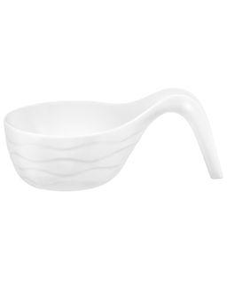 Салатник-супница 600 мл 23,5*15*9,5 см "Айсберг волны" фарфор