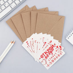 Набор конвертов с наклейками Открой, когда... (Парочка), 10шт., 16 х 11,5 см - Simaland фото 2