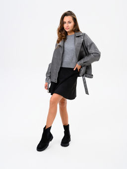 Челси 360.P.taskanabl.Черная замша/шерсть