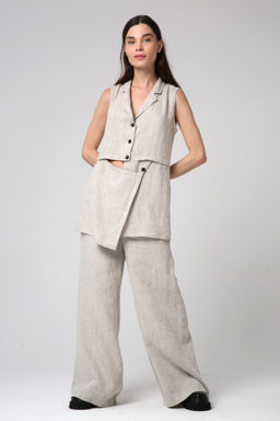 Жилет ЛЕН - Жан и параскева фото 15