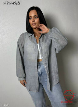 Рубашка женская однотонная - Bruno фото 4