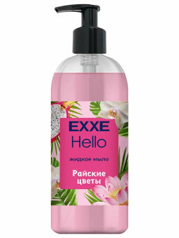 EXXE Hello жидк.мыло 500мл "Райские цветы" с дозатором