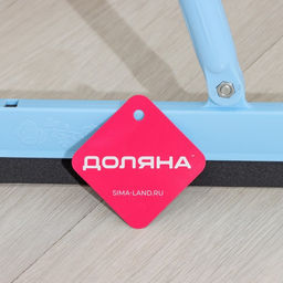 Водосгон для пола Доляна, черенок из нержавеющей стали 90 см, рабочая часть 34?2,5 см  фото 6