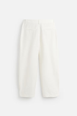 RELAXED FIT PLEATED TROUSERS - Zara фото 8