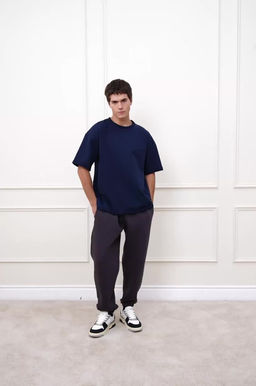 Мужская футболка оверсайз из футера двухнитки Happyfox - Happy fox фото 2