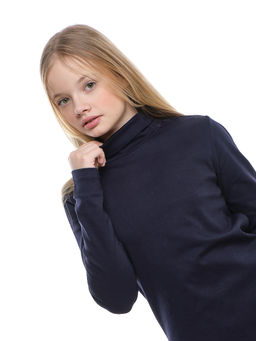 Водолазка 22-0390 синий - Mini maxi фото 6