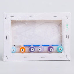 Картина по номерам для детей Олаф, 21?15 см, Холодное сердце