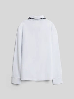 ACOOLA / Сорочка-поло верхняя для мальчиков Irving белоснежный  фото 3