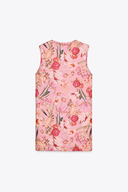 FLORAL PRINT KNIT DRESS - Zara фото 5
