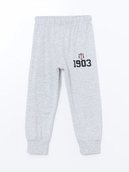 Bisiklet Yaka Be?ikta? Bask?l? Uzun Kollu Erkek Bebek Pijama Tak?m?