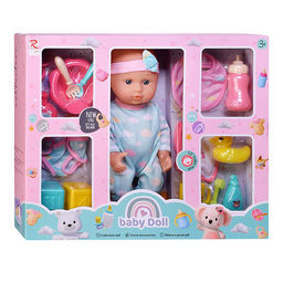 Пупс "Сабриночка" с аксессуарами, в коробке