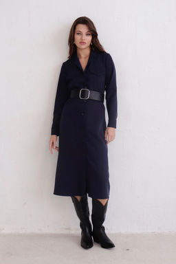 Платье-рубашка с английским воротником - Martichelli фото 304