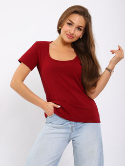 Футболка женская 6-203ж (бордо)