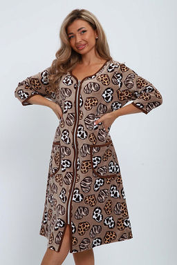 Халат велюровый на молнии (941-6) - Плиона фото 103