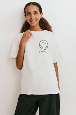 Camiseta estampada de algod?n - H&m фото 12
