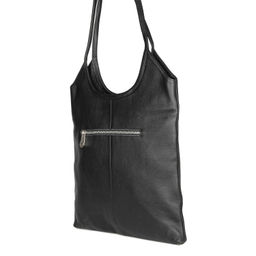 SJ7661 black, Женская кожаная сумка, Barcelo Biagi