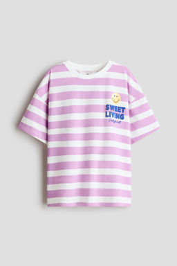 Camiseta estampada de algod?n