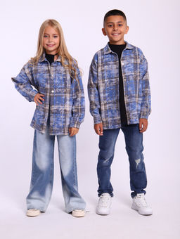 РБ018 Рубашка "Дакота" (голубой)