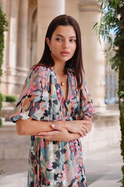 Martichelli Платье с цветочным принтом  фото 3