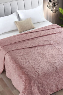 Плед из жаккардового велсофта VV Viola Home collection