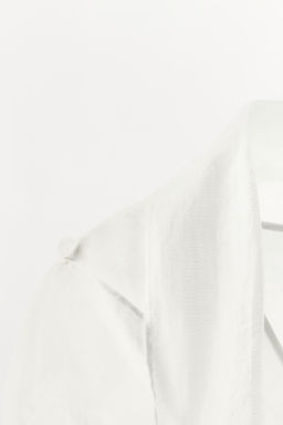 CAMISA PA?UELO ZW COLLECTION / Blanco - Zara фото 8