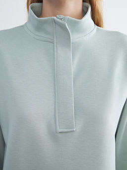 Dik Yaka Kad?n Sweatshirt Tunik