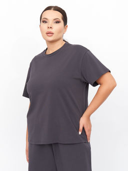 Футболка из хлопка FU20102GRY22