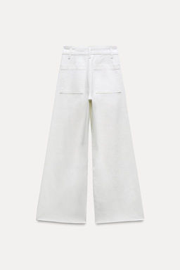 ZW COLLECTION HIGH-WAIST WIDE-LEG JEANS - Zara фото 25