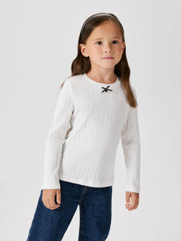 ACOOLA / Джемпер детский для девочек Mlada молочный