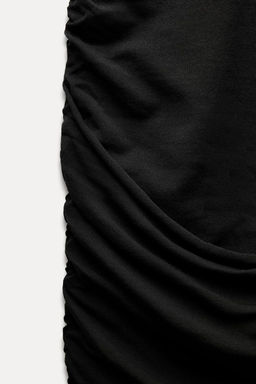 DRAPED MIDI DRESS - Zara фото 10