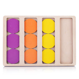 Развивающая деревянная игра для детей Колбочки - Десятое королевство фото 3