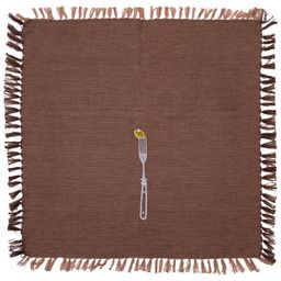 КОМПЛЕКТ САЛФЕТОК ИЗ 4-Х ШТ 40Х40СМ БОН АППЕТИТ,КОРИЧ+БИРЮЗА, 100 - Lefard фото 4