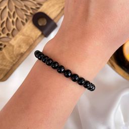 Браслет из Турмалина черного 22 см