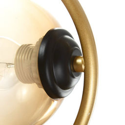 Люстра «Мерлия» 5хЕ27 40 Вт черно-золотой 60×60×27 см BayerLux