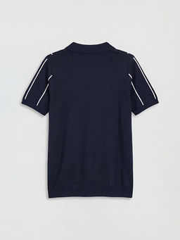 Polo Yaka Erkek ?ocuk Triko Kazak