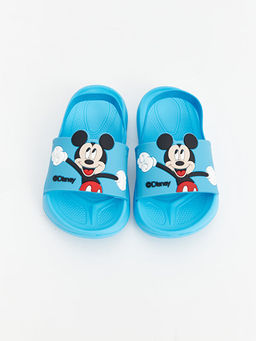 Mickey Mouse Bask?l? Erkek Bebek Plaj Sandaleti - Waikiki фото 3