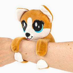 Мягкая игрушка Обнимашка-Корги, браслет - POMPOSHKI фото 6