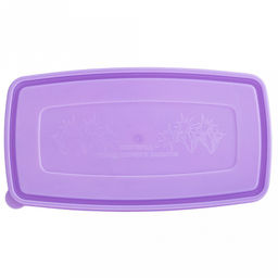 Контейнер пластмассовый Город первого салюта 1л, 24х13х4,4см, полипропилен, прямоугольный, сиреневый (Россия) - Домашняя мода фото 2