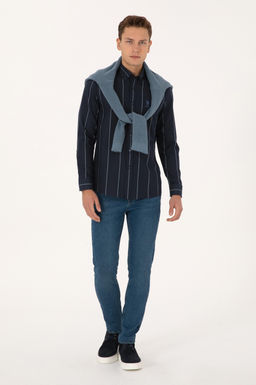 Erkek Lacivert Uzun Kollu G_mlek - U.s. polo assn фото 4