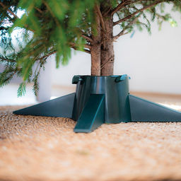 Подставка-оптима М для новогодней елки Финская, макс. высота дерева 2,1м, размер ствола 3-9см, чаша для воды 2,1л, размер 53,5х40,5х13см, вес 0,77кг, пластик, крепеж металл, цвет зеленый, в цветной коробке (Китай) - Домашняя мода фото 6