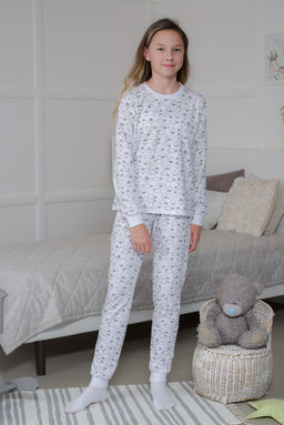 Пижама детская из кулирки пенье на манжетах Дрёма овечки - Амадэль фото 4
