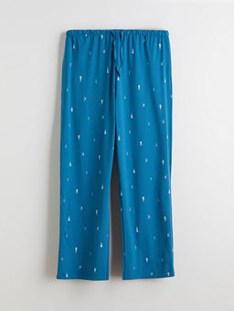 Beli Lastikli Desenli Kad?n Pijama Alt
