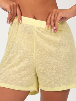 Шорты женские дэворэ ЛЕТО ЖЕЛТЫЙ - Domtrik фото 8
