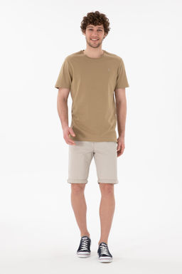 Erkek Regular Fit Bisiklet Yaka Gri Basic Ti__rt Sepette S_rpriz _ndirim - U.s. polo assn фото 5