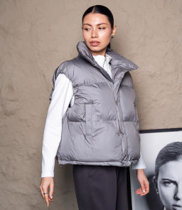 Жилет #КТ6997, серый - Dommod фото 2