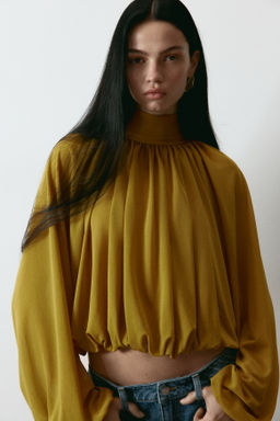 Blusa con lazada - H&m фото 5