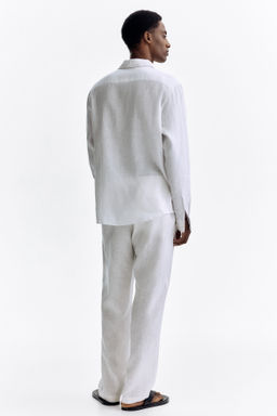 Pantal?n de lino Regular Fit - H&m фото 7