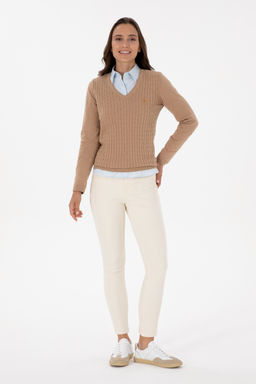 Kad_n Ta_ Slim High Waist Fit Jean Pantolon